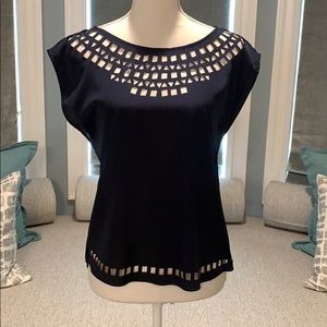 Beautiful Navy Blouse